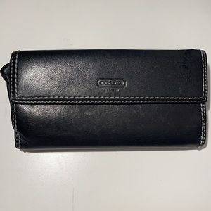 Coach Wallet black leather